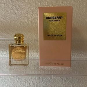 Burberry Goddess Perfume with Gold Cap and Pink Box
